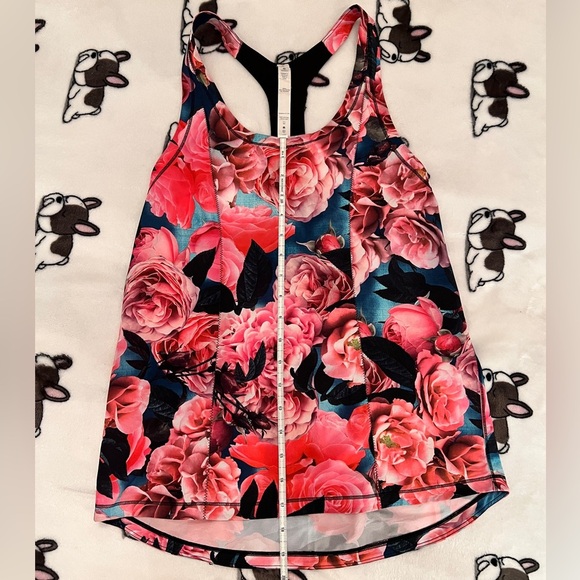 Lululemon Lightened Up Singlet Secret Garden Floral Print, Size 4 - Picture 4 of 10